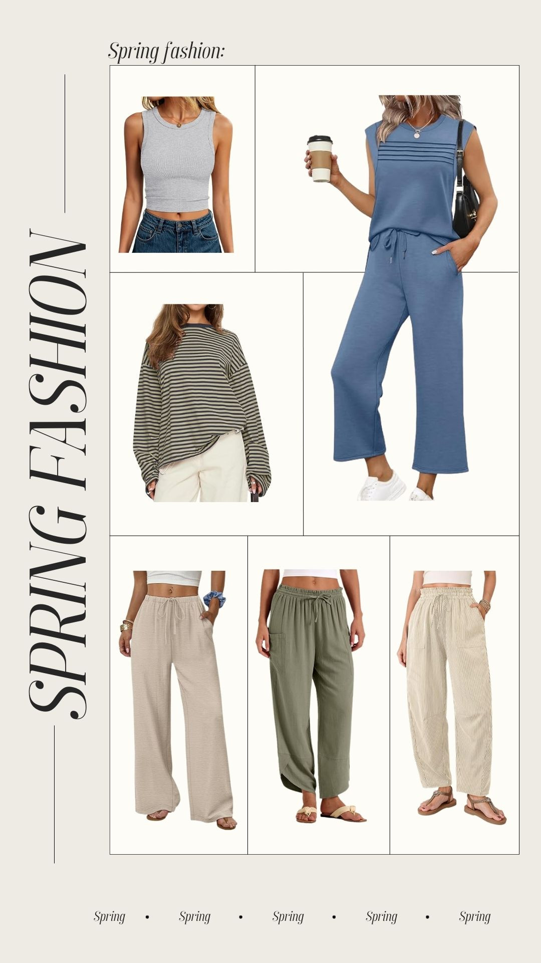 Spring fashion. Comfy and stylish tops and pants for every day. #founditonamazon #amazonfashion 

 #LTKootd