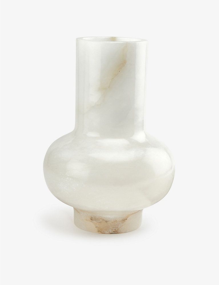 SOHO HOME Ava large alabaster vase 29cm | Selfridges