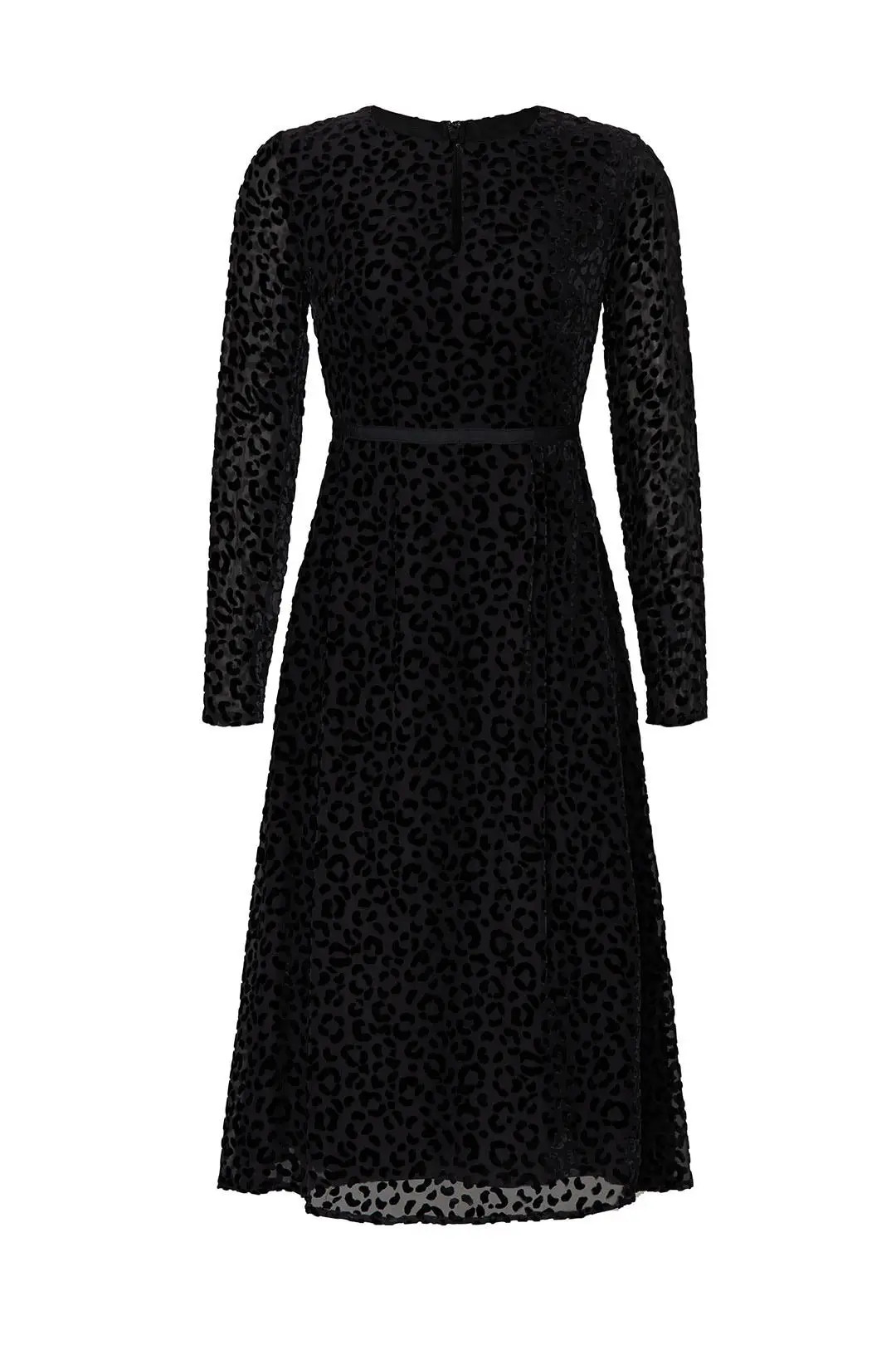 Boden Leopard Grosgrain Burnout Dress | Rent the Runway