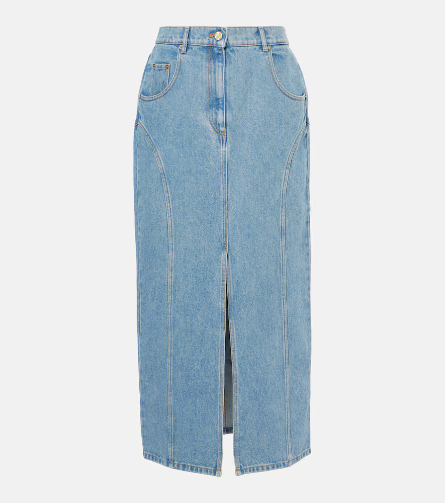 Nina Ricci Denim midi skirt | Mytheresa (DACH)