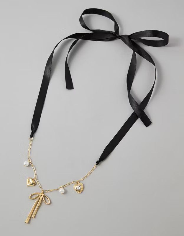 AE Bow Necklace | American Eagle Outfitters (US & CA)