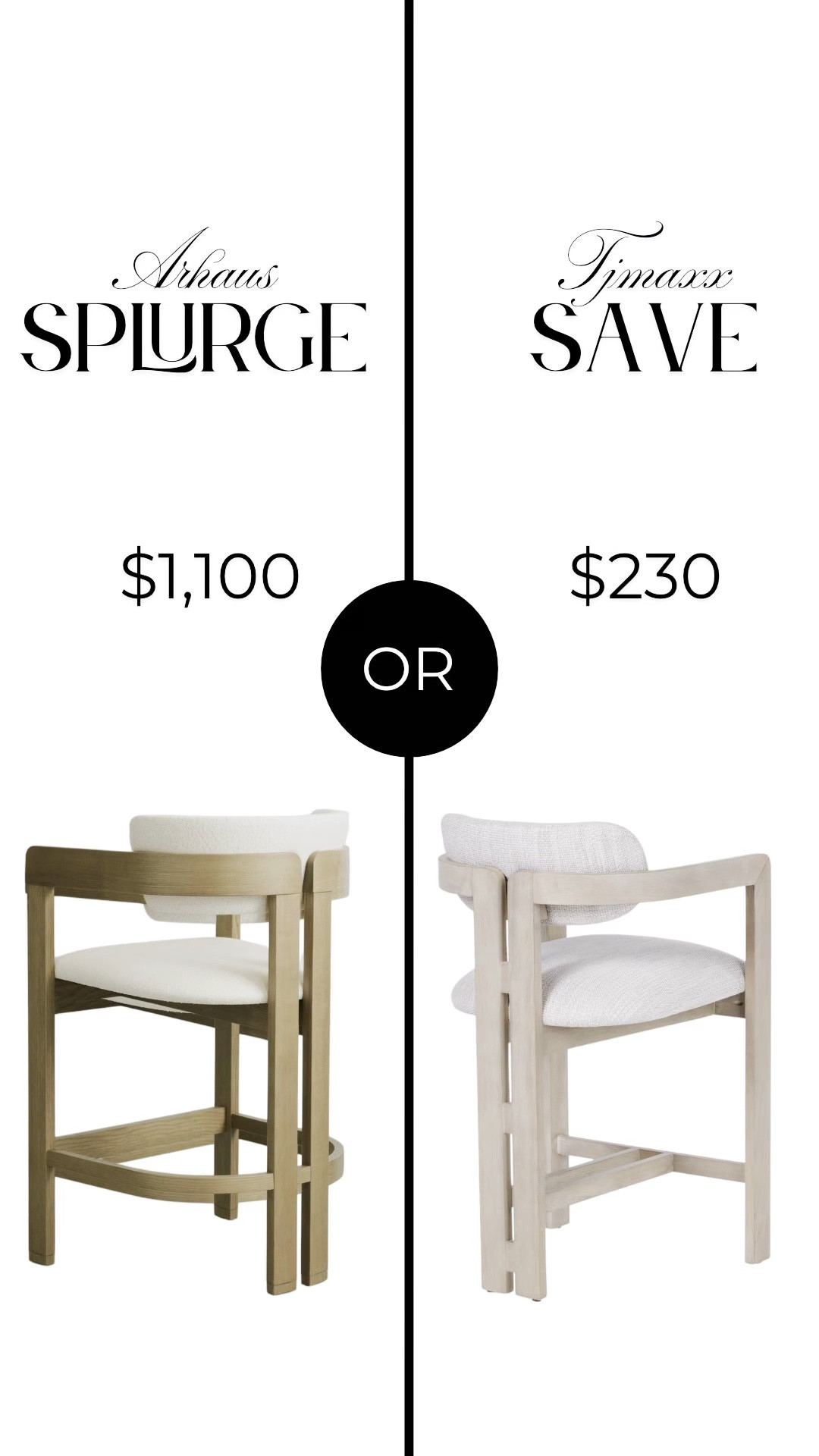 Ok before we discuss this gorgeous find I need to emphasize: This stool ALWAYS sells out! 😖  It’s back in stock so get it now! 🥰

This beauty looks just like the $1,100 version from Arhaus, & I grabbed mine for only $230 🤯…a steal! The shape is nearly identical, and I love that it blends seamlessly into my space.

It comes in 3 gorgeous colors…. I went with the natural beige, and I’m obsessed. 😍 Love the clean lines and subtle curves while adding the perfect neutral touch.

I’ve been on the hunt for the perfect neutral counter stool for YEARS & I’m happy to share this unbeatable deal with you 🫶🏽🥰🫶🏽

….so if you’ve been looking for a neutral counter stool that suits your Organic Modern vibe, this is it! 😊

#LTKHome #LTKSaleAlert #LTKStyleTip