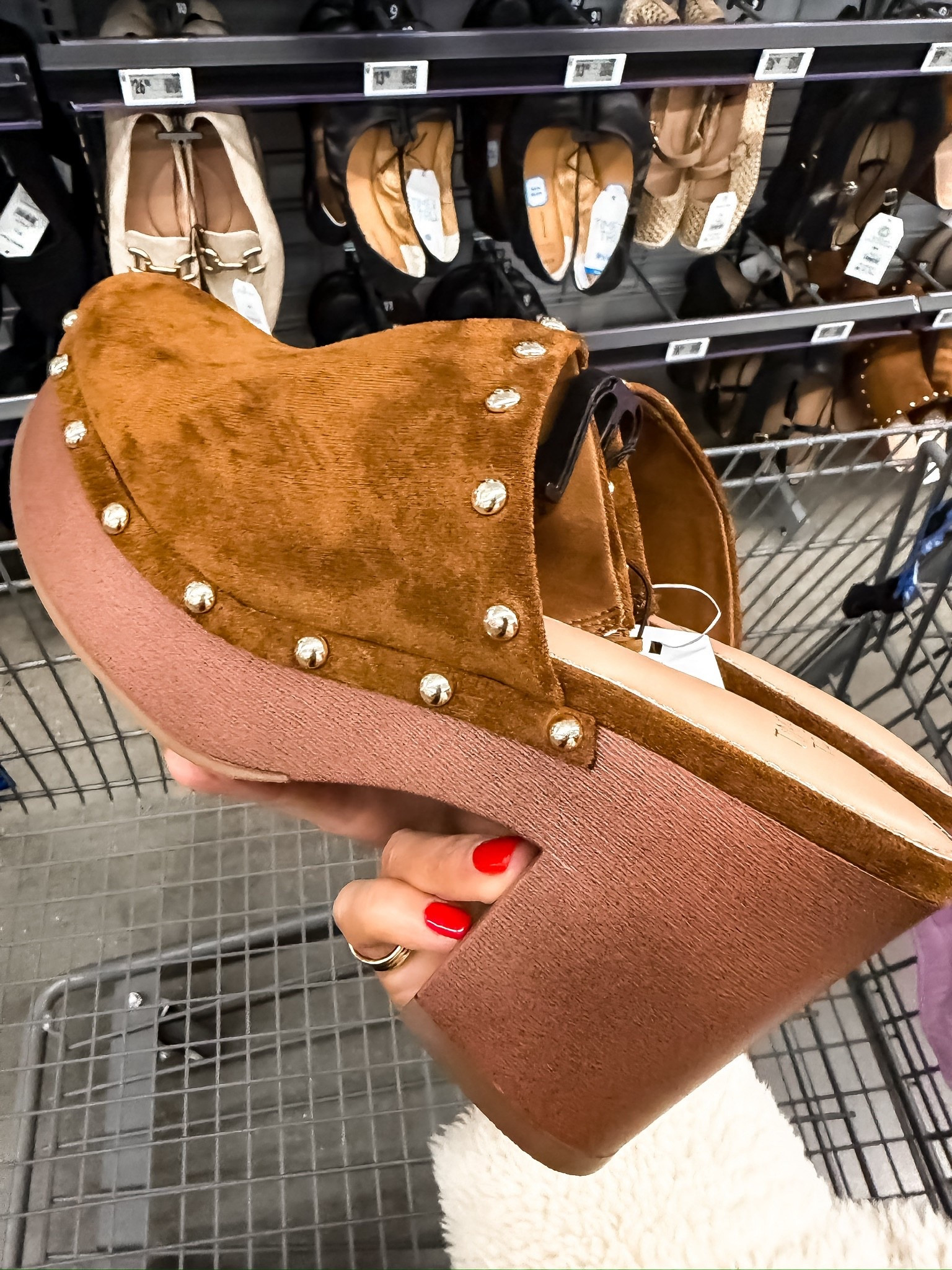 Okay these are such a statement. That rich brown + the stud detailing gives them a little western, a little elevated, and the platform makes them feel way more comfortable than they look. These would be so good with denim, dresses, or even a simple tee and shorts

platform sandals, western style, summer shoes, outfit upgrade, neutral style, statement shoes, themominstyle 

#LTKSeasonal #LTKOver40 #LTKootd