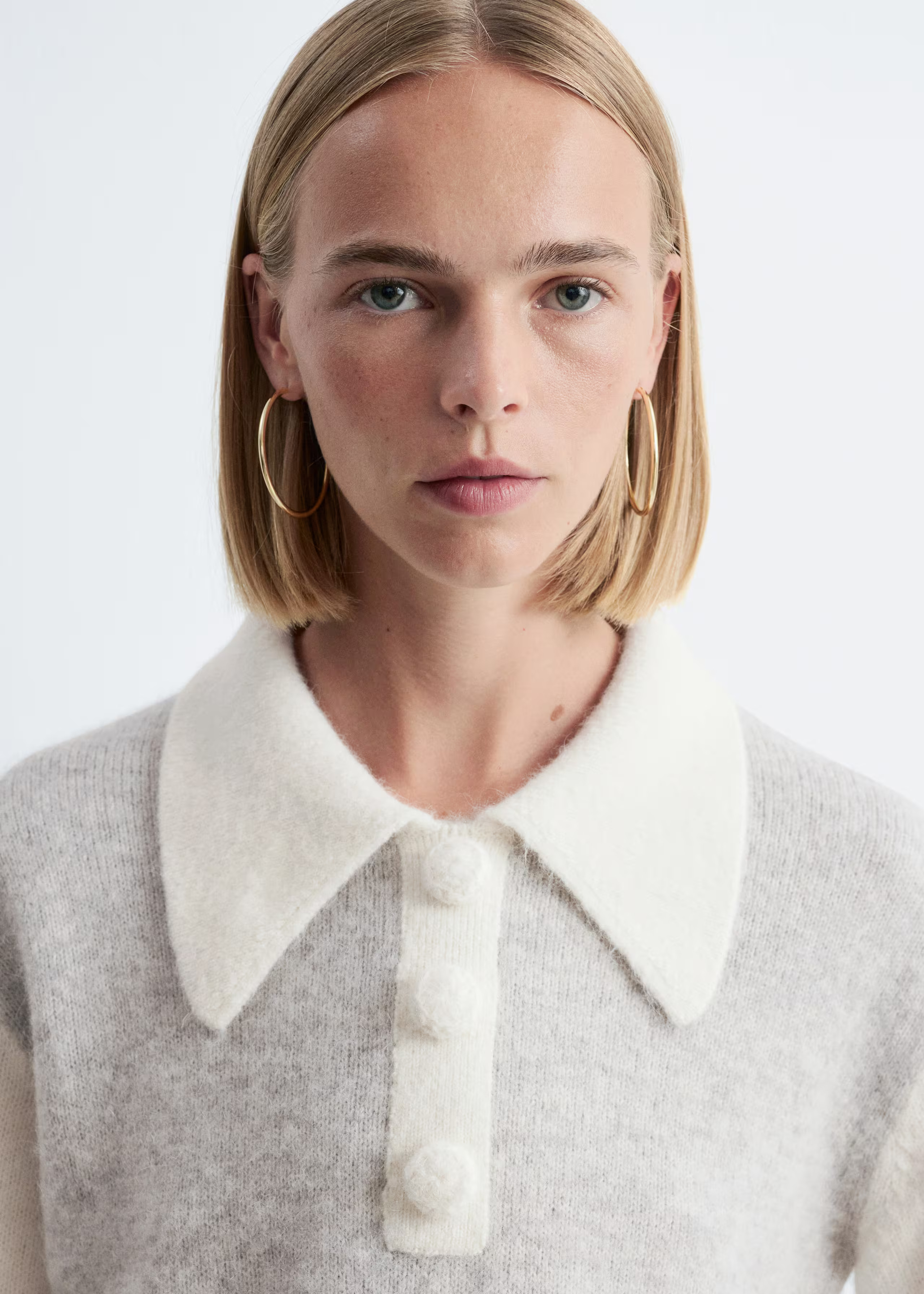 Alpaca-Blend Collared Jumper | & Other Stories UK