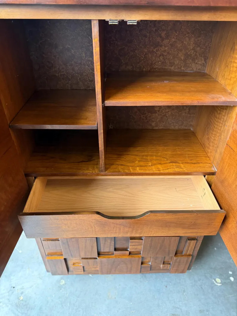 Mid Century Modern Brutalist Lane Furniture Staccato Highboy Dresser - Etsy | Etsy (Global)