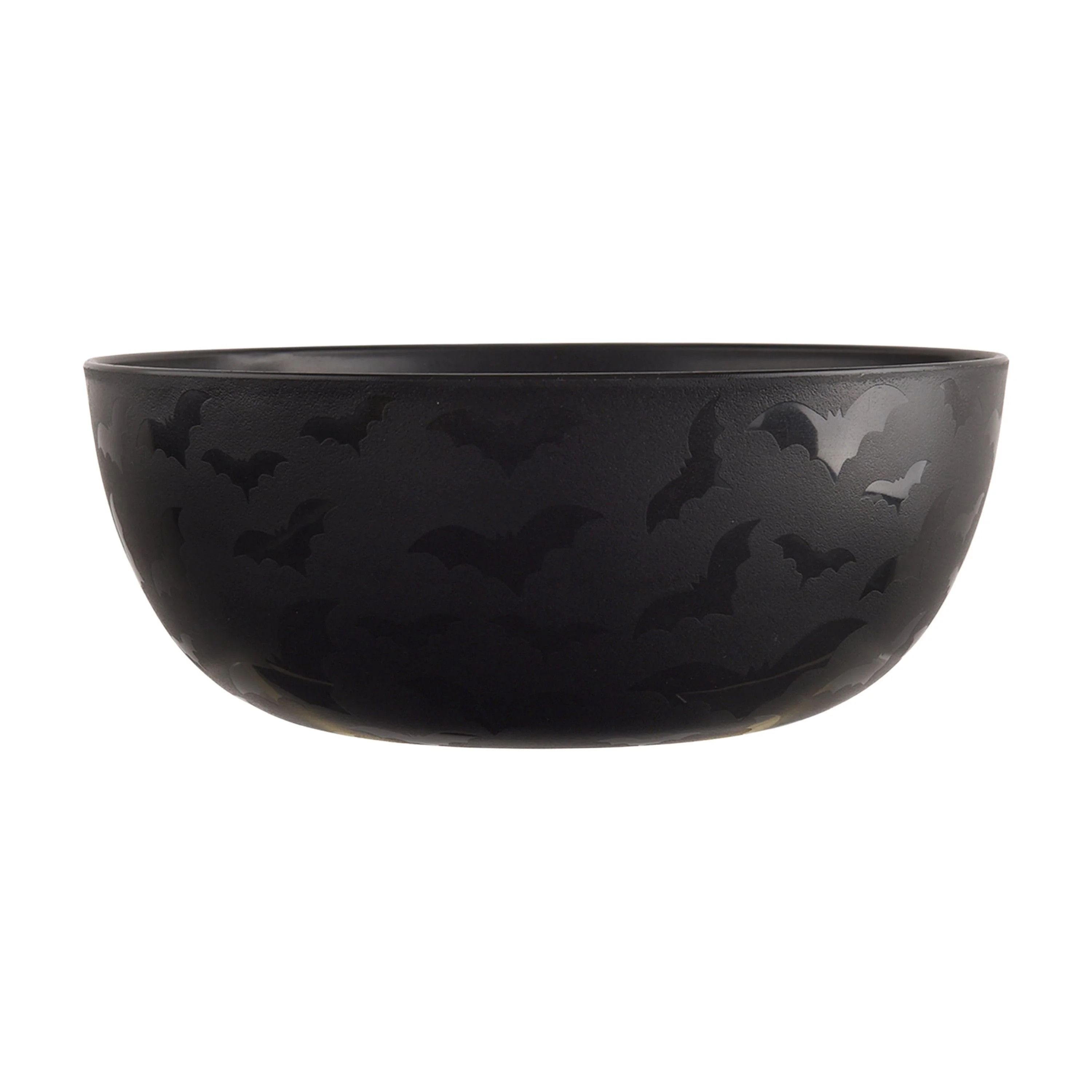 Mainstays 38 Ounce Round Plastic Etched Haunted House Bowl, Teal | Walmart (US)