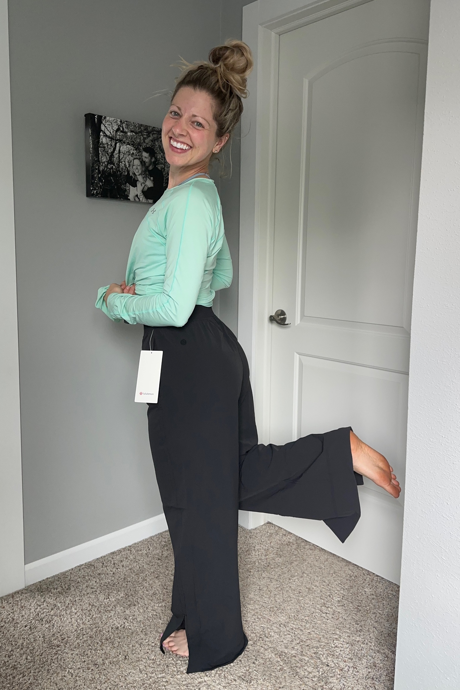 The real question is WHY did I wait so long to buy these pants! OMG. They are the perfect summer night pant! Very flowy and the material is almost like a sweat wick! Going to buy all the colors as we speak!

#LTKSeasonal #LTKfit #LTKcurves