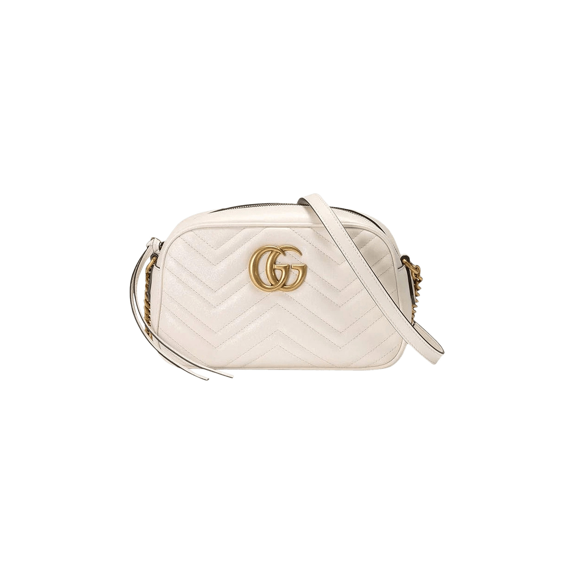 Gucci GG Marmont Small Shoulder Bag 'White' | GOAT