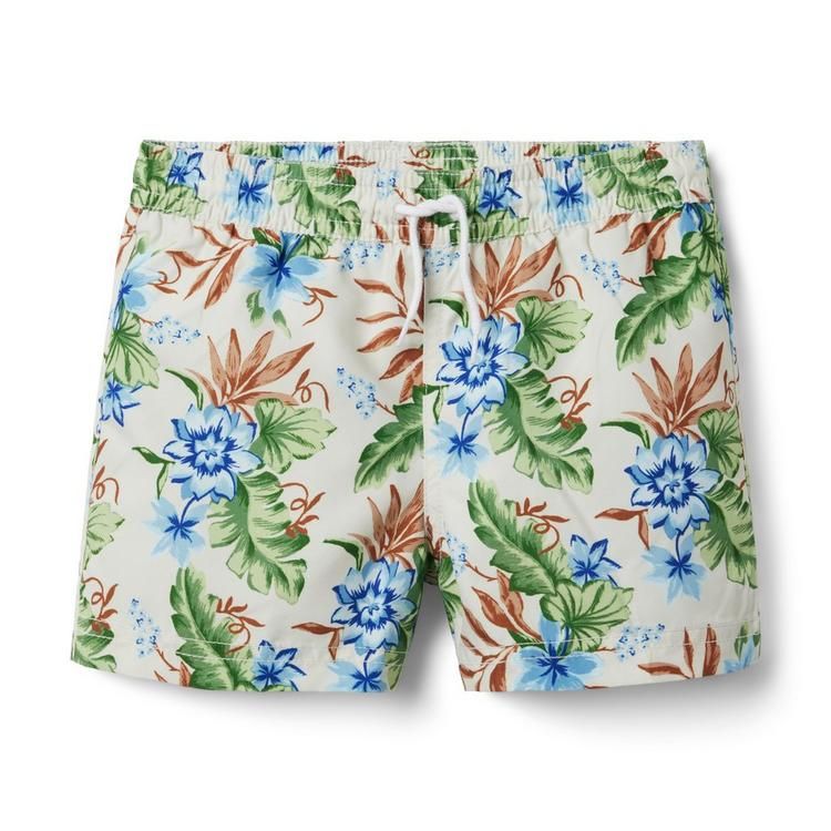 Tropical Floral Swim Trunk | Janie and Jack