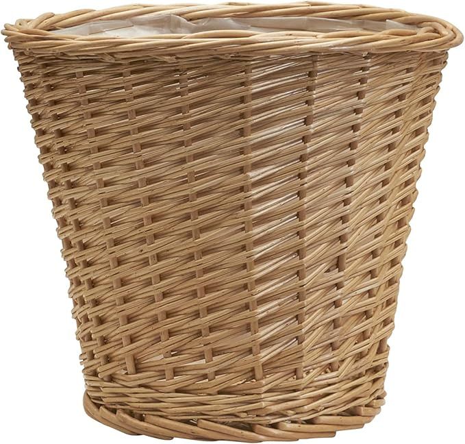 Household Essentials ML-2312 Medium Willow Waste Basket, Brown | Amazon (US)