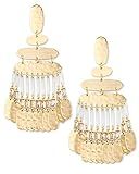 Kendra Scott Nicola Gold Statement Earrings in Smoky Crystal | Amazon (US)