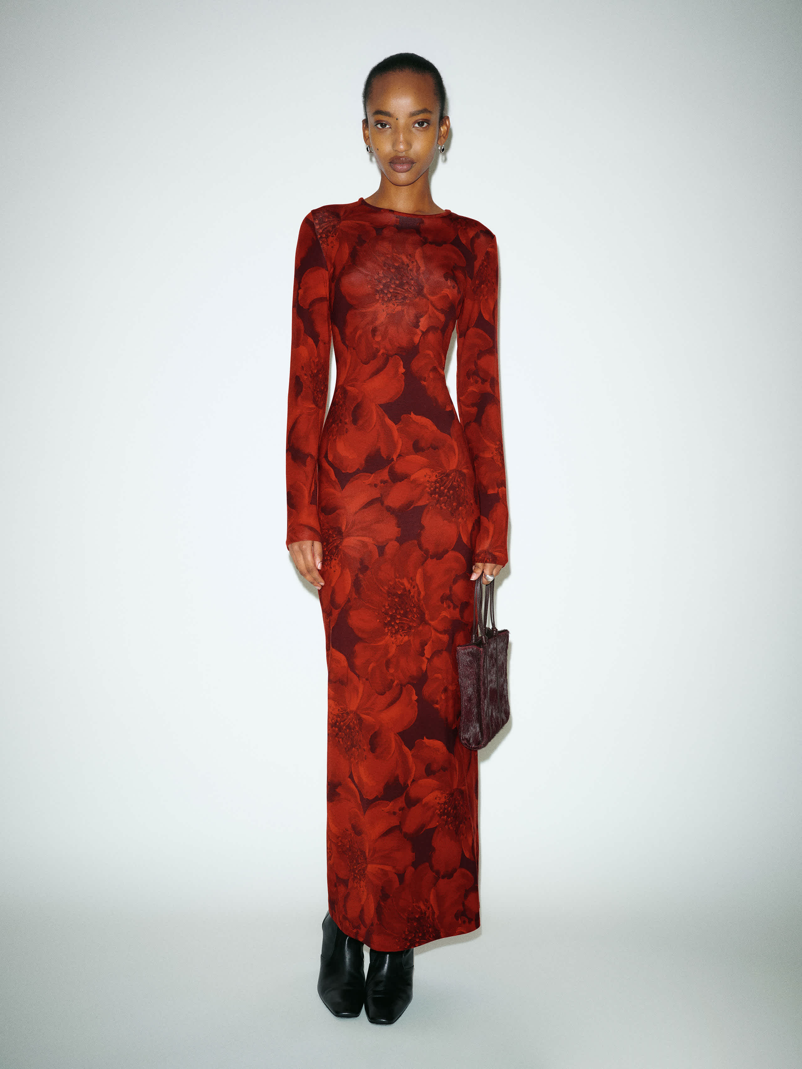 Reformation Tommie Knit Dress Red XL | Reformation (Global)