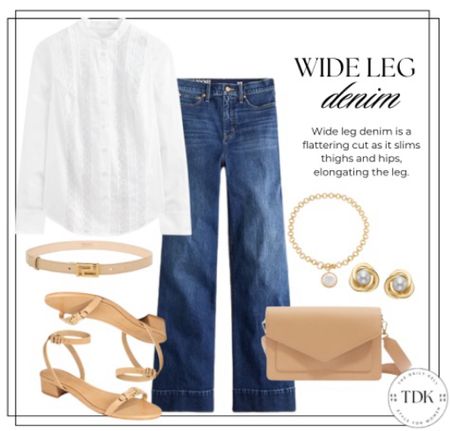 Wide leg denim ate fantastic fashion piece.

They offer a refreshing departure from skinny jeans, providing a more relaxed and effortlessly chic silhouetter that flatters a variety of body types.

#LTKStyleTip #LTKOver40