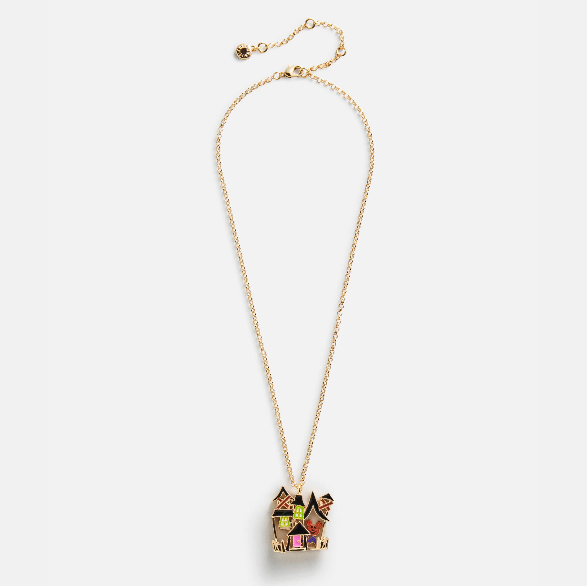 Disney Haunted House Halloween Pendant Necklace | BaubleBar