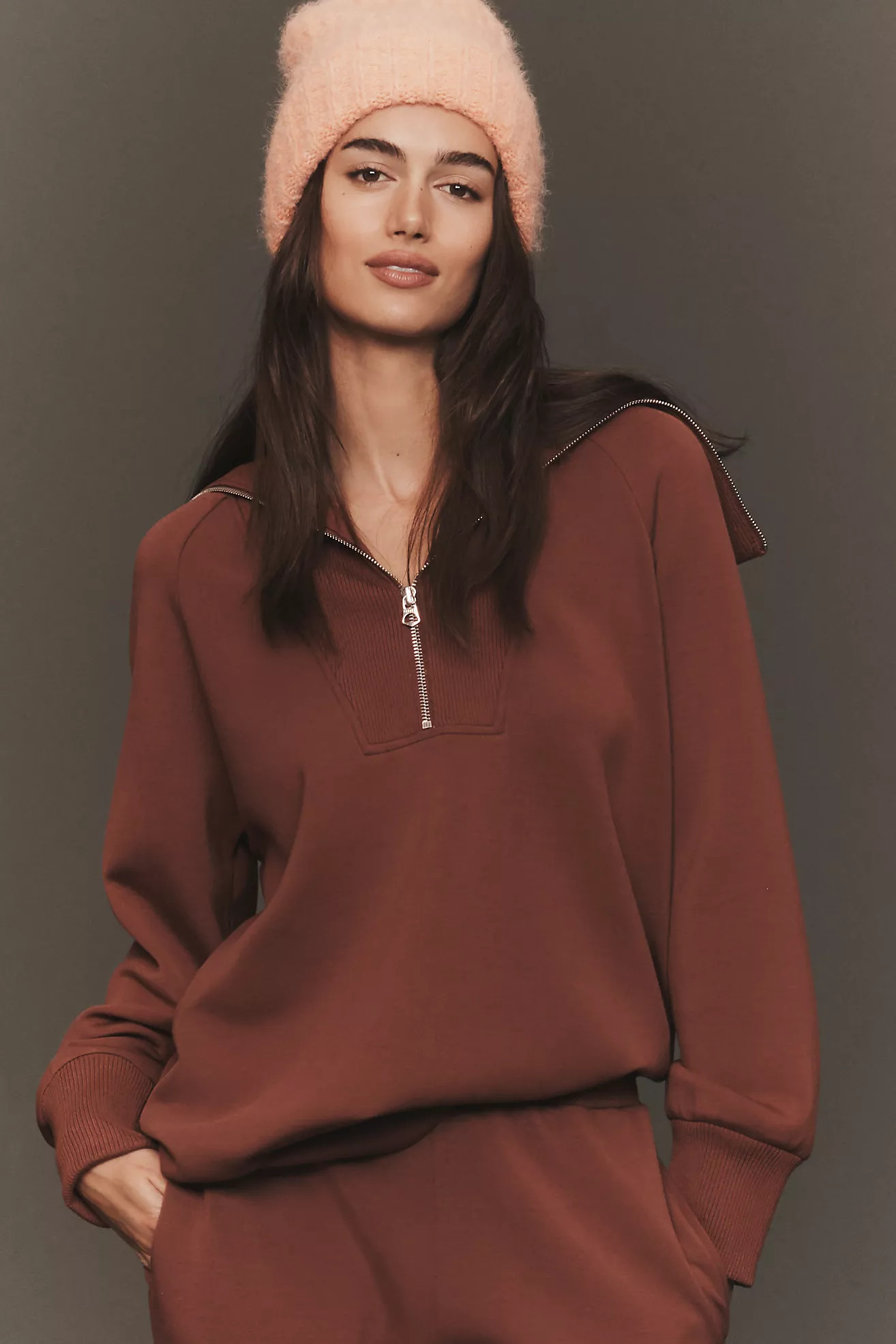 Varley Xina Half-Zip Sweatshirt | Anthropologie (US)