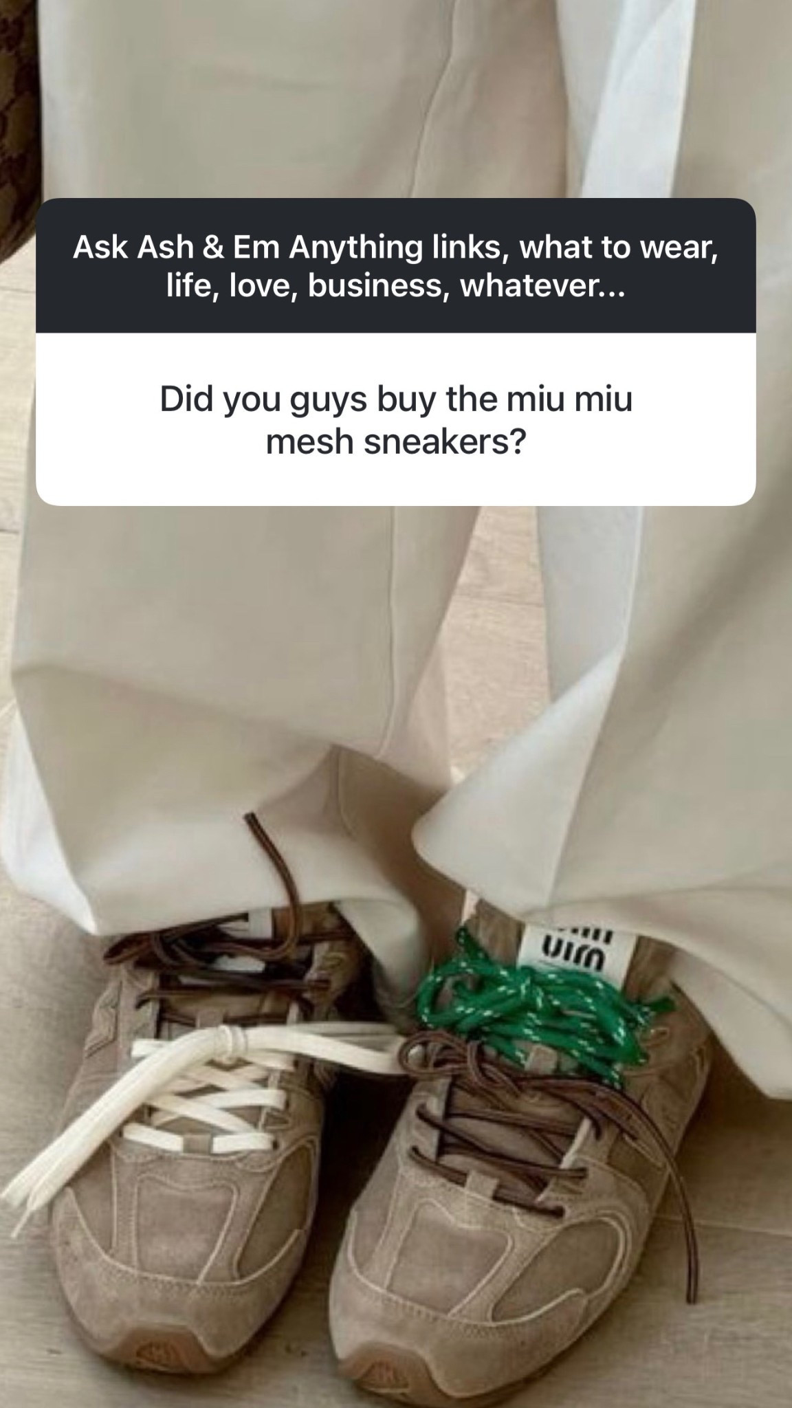 The most chic sneaker, we love them!



Sneakers, comfortable, chic

#LTKootd #LTKSeasonal #LTKgrwm