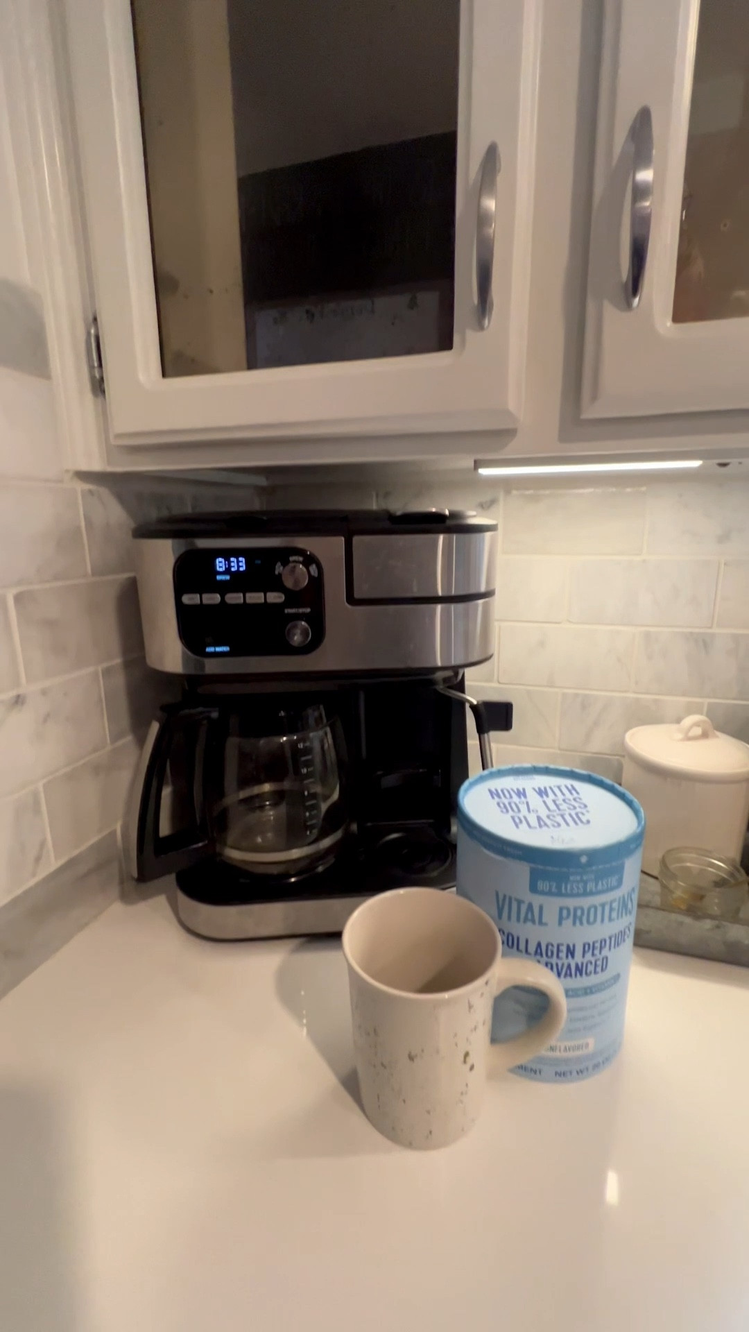 Make my morning coffee with me using my favorite coffee machine and the only collagen powder I use. 

#LTKmorningroutine #LTKgrwm