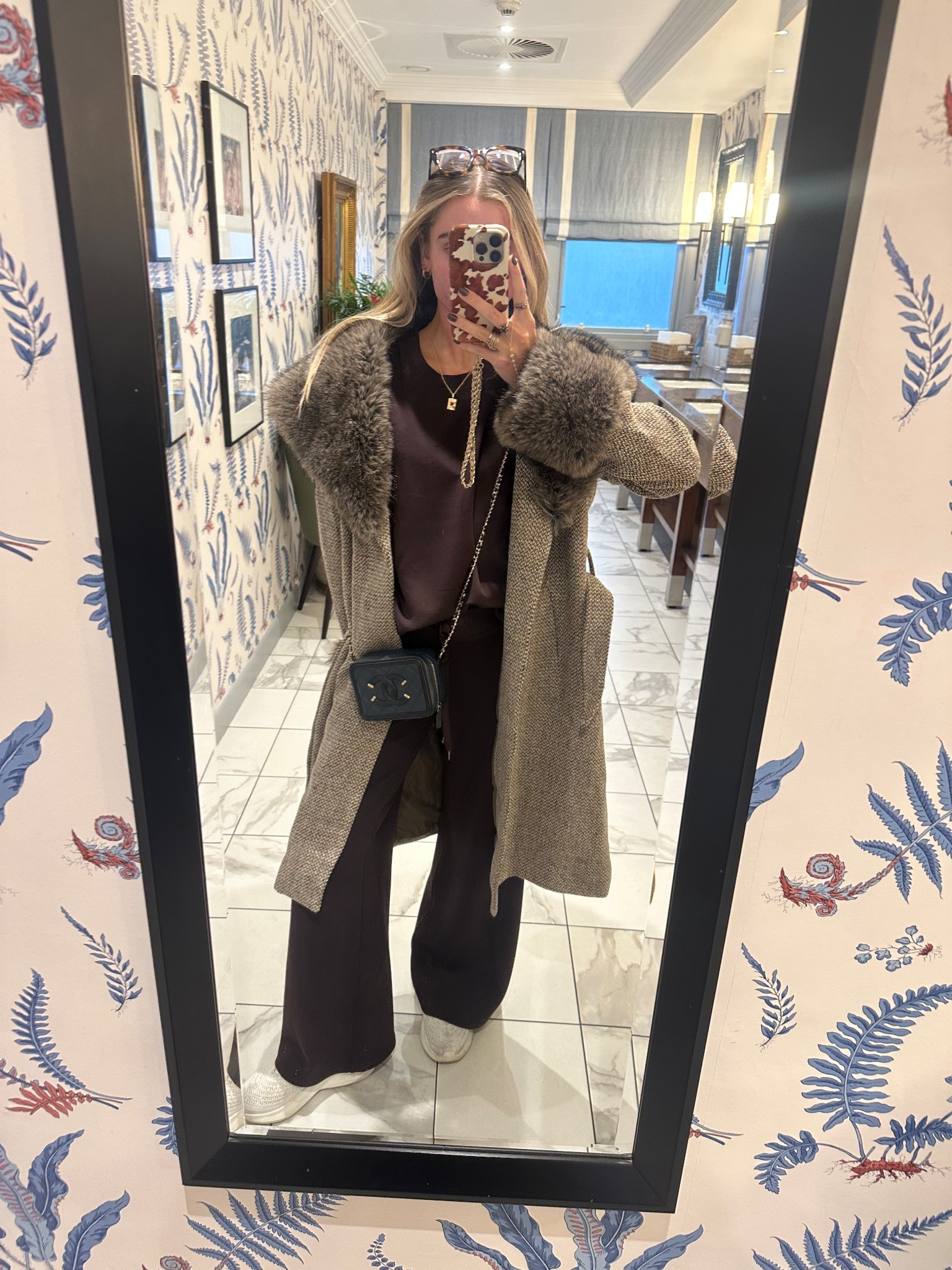 Spanx relaxed fit tee and wide leg pants size XS. The ultimate fabric for travel outfit my favorite air essentials fabric. Long travel day!

#LTKStyleTip #LTKTravel #LTKSeasonal