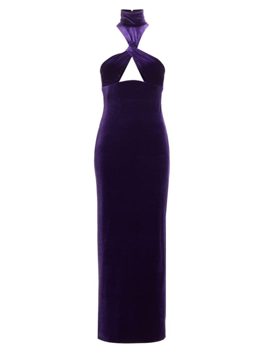 Cleveland Cut-Out Velvet Gown | Saks Fifth Avenue