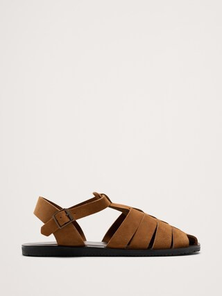 Suede Fisherman Sandal | Banana Republic (US)