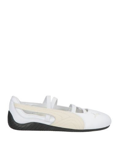 Puma Select Woman Ballet flats White Size 9.5 Leather | YOOX (US)