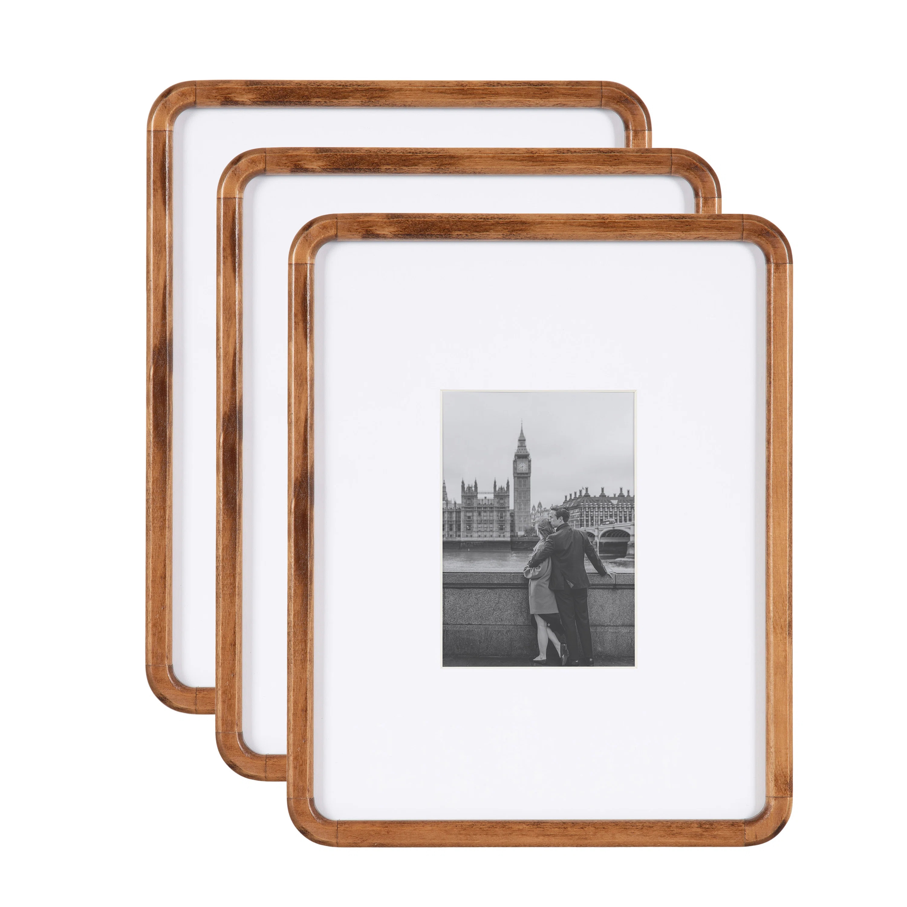 Inglewood Rounded Rectangle Wood Frame Set | Wayfair North America