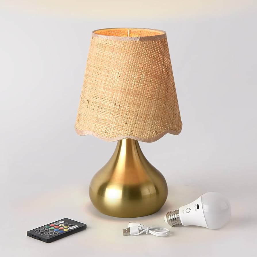 Cordless Table Lamp Rechargeable, Good Mini Table Lamp for Nightstand, Battery Operated Small Tab... | Amazon (US)