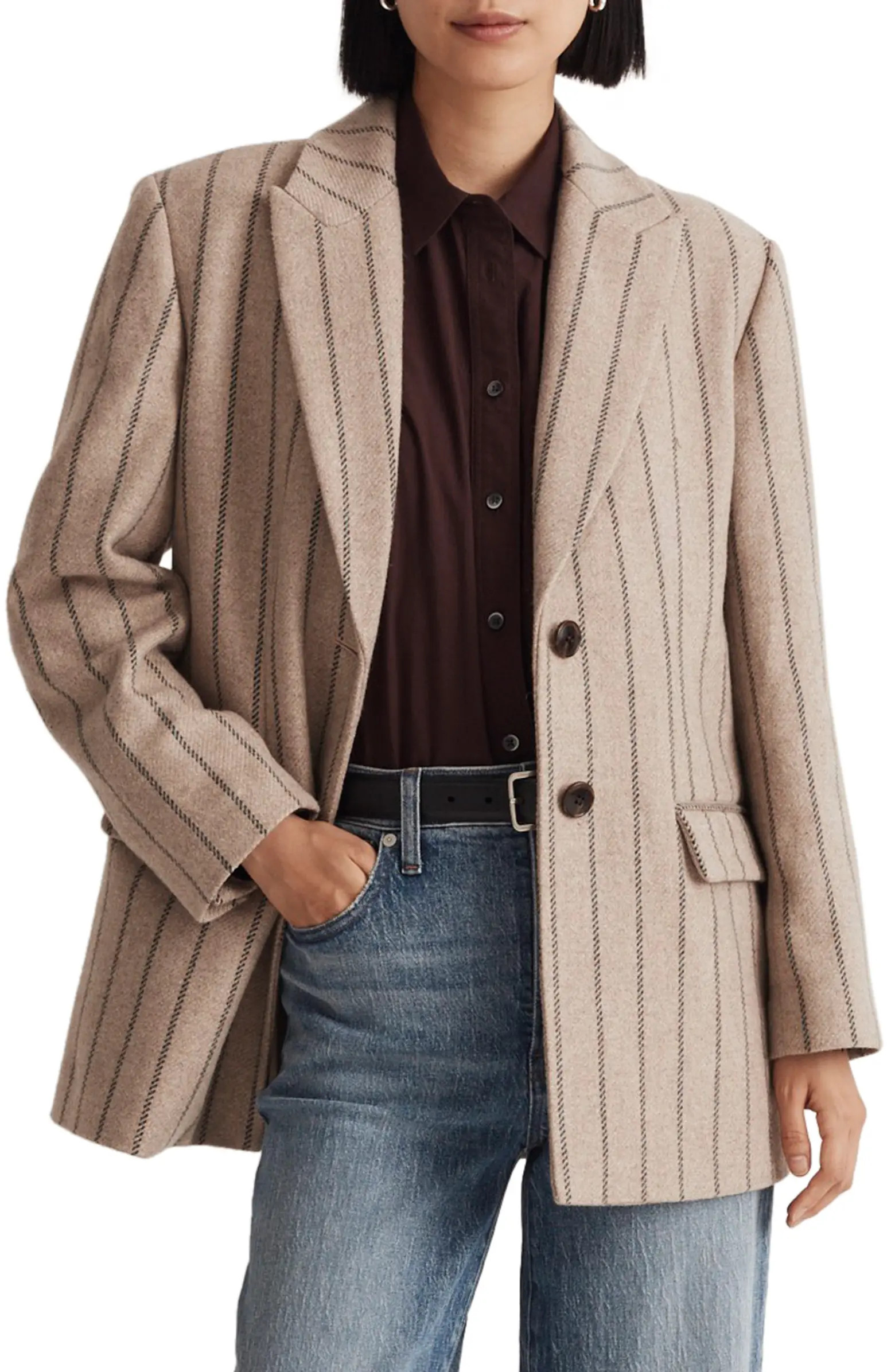 The Bedford Oversize Belted Blazer | Nordstrom