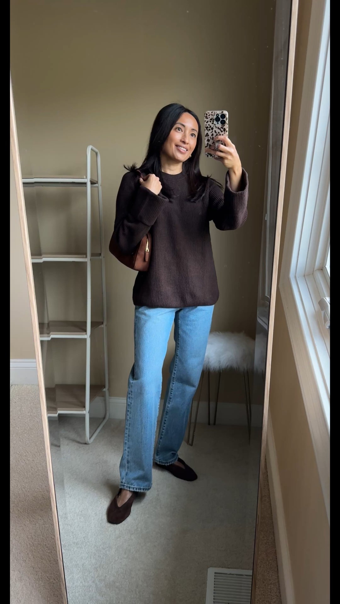 One of my all-time favorite classic straight leg jeans on sale 30% off. 
I size up in this style. I take the 30 inch length. 
I also have the ankle length version too. 
Winter outfit. 
Cashmere blend sweater. True to size.


#LTKootd #LTKOver40 #LTKSaleAlert