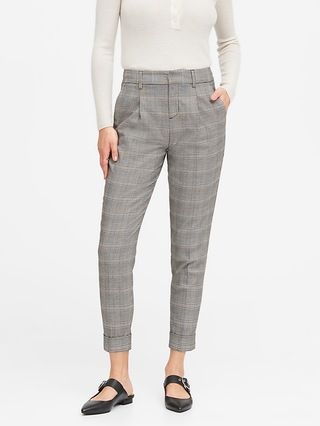 High-Rise Tapered Cropped Pant | Banana Republic (US)