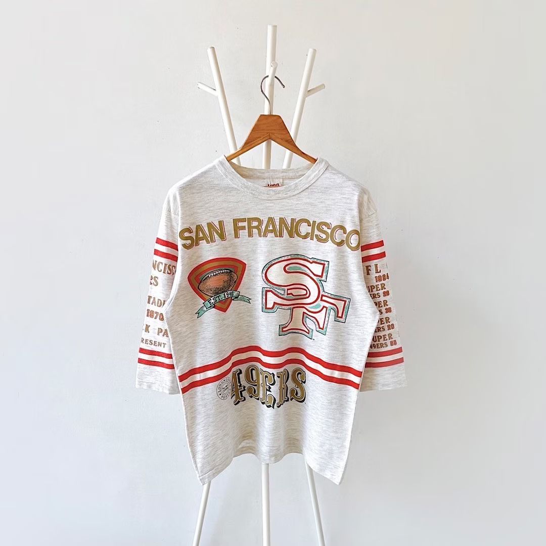 90s San Francisco 49ers NFL OVP T-shirt/ L - Etsy | Etsy (US)