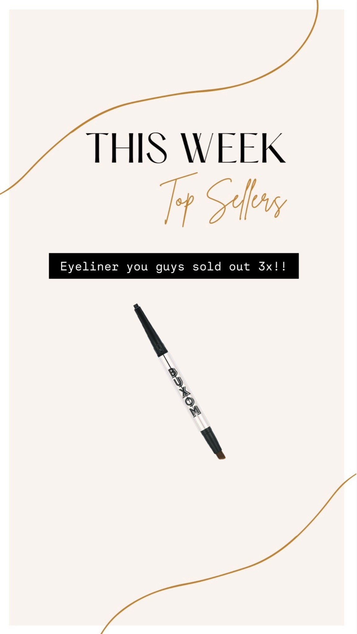 Eyeliner, you guys sold out three times and I use daily is on sale !!