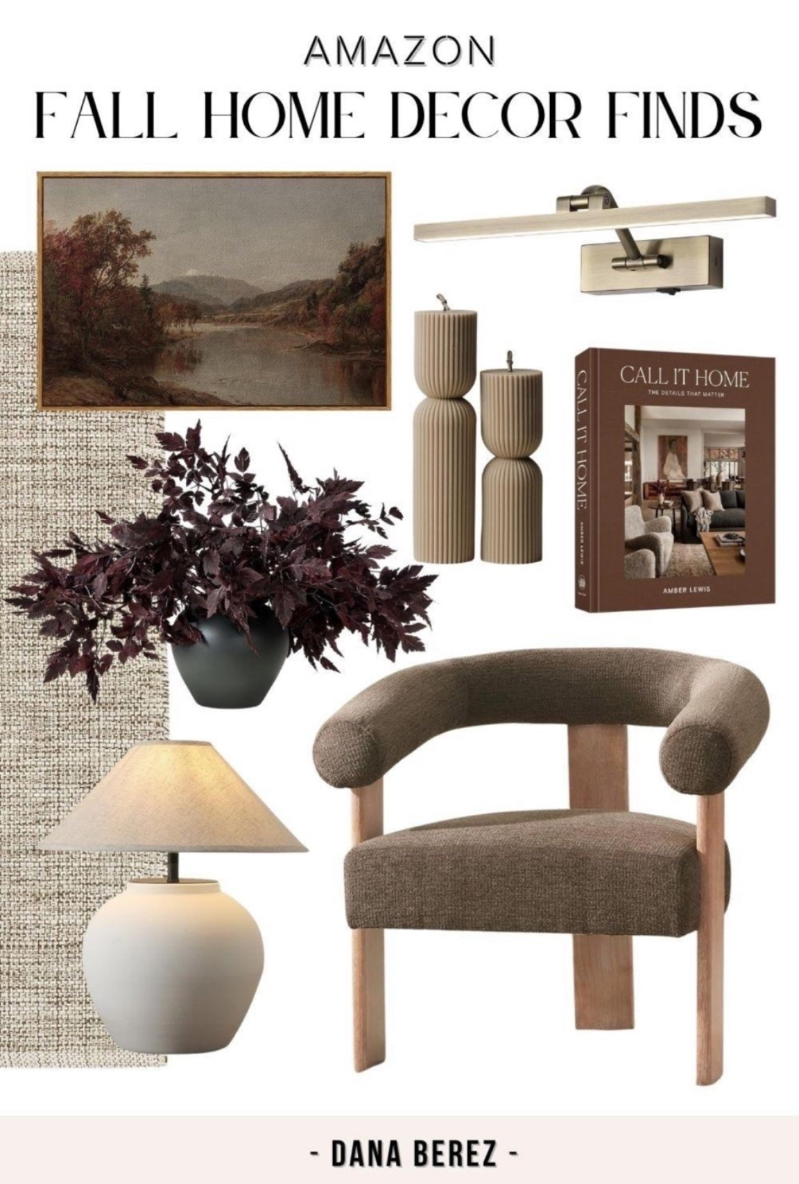 Amazon fall home finds that make a space feel instantly warmer 🍂 I love the rich brown tones, moody florals, vintage-style artwork and cozy textures. Everything feels elevated without being overly “fall.”

Amazon fall decor, fall home finds, cozy home decor, moody fall decor, brown home decor, vintage wall art, fall florals, neutral lamp, accent chair, Amazon home finds

#LTKSeasonal #LTKU #LTKHome