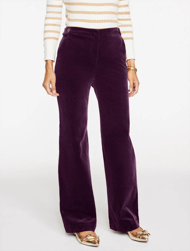 Wide Leg Corduroy Pants | Talbots