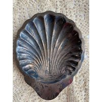 Vintage Silver Plate Seashell Metal Decorative Dish | Etsy (US)