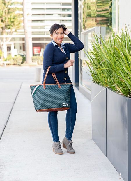 A fun tote is a perfect way to add to a work outfit 

#LTKworkwear #LTKitbag #LTKtravel