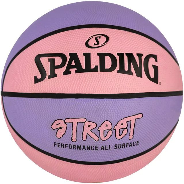 Spalding Street 28.5" Outdoor Basketball - Pink/Purple | Walmart (US)