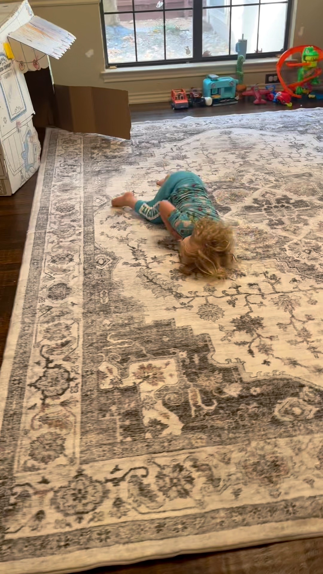 Washable, stain resistant and easy on the eyes living room rug!

#LTKHome #LTKmomlife