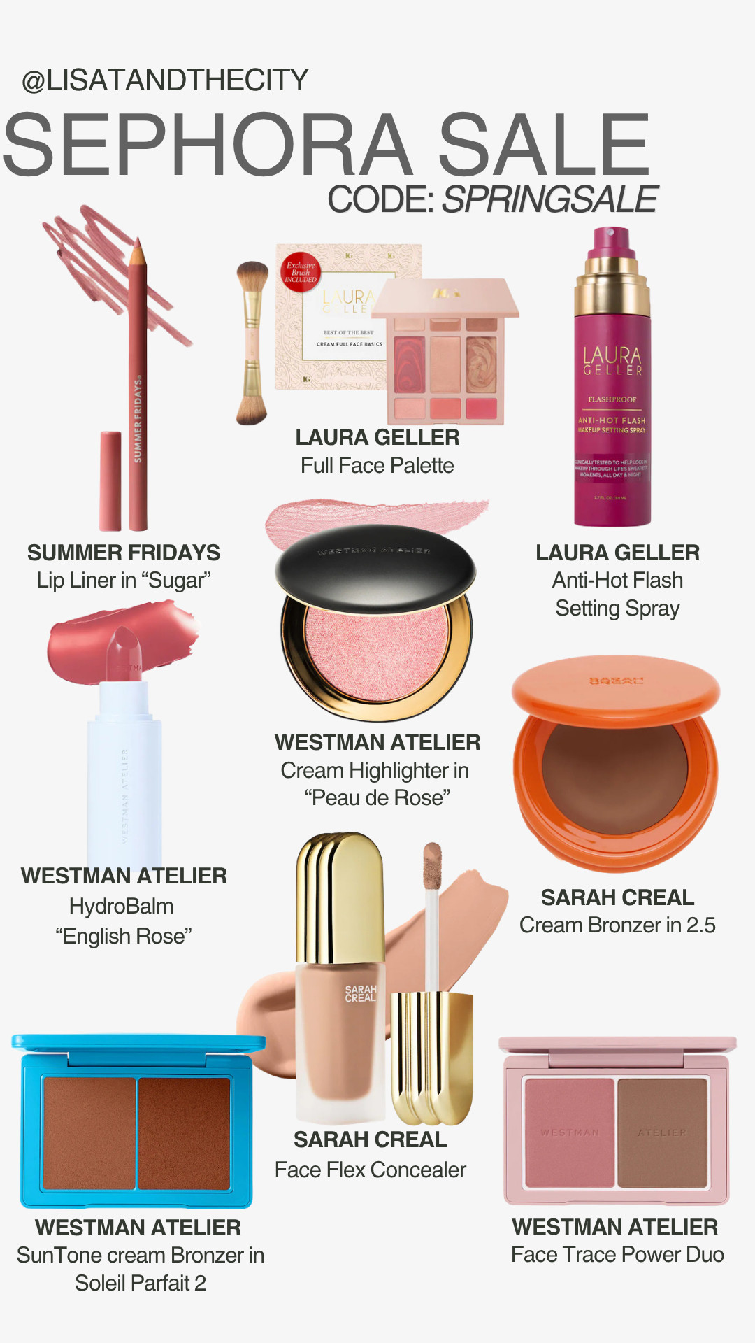 Sephora Spring Sale is HERE 🌸 use code SPRINGSALE to save on viral beauty must-haves like the Summer Fridays Jet Lag Mask, Rare Beauty bronzer, Rhode pocket blush, and more everyday makeup + skincare favorites! These top-rated products are perfect for glowing spring skin and effortless makeup looks—don’t wait, the best sellers always go fast. 

 #SephoraSale #SpringBeauty #SkincareRoutine #MakeupFavorites #BeautyDeals #GlowingSkin #SephoraFinds #EverydayMakeup #BeautyMustHaves 

#LTKBeauty #LTKSeasonal #LTKSaleAlert #LTKBeauty
