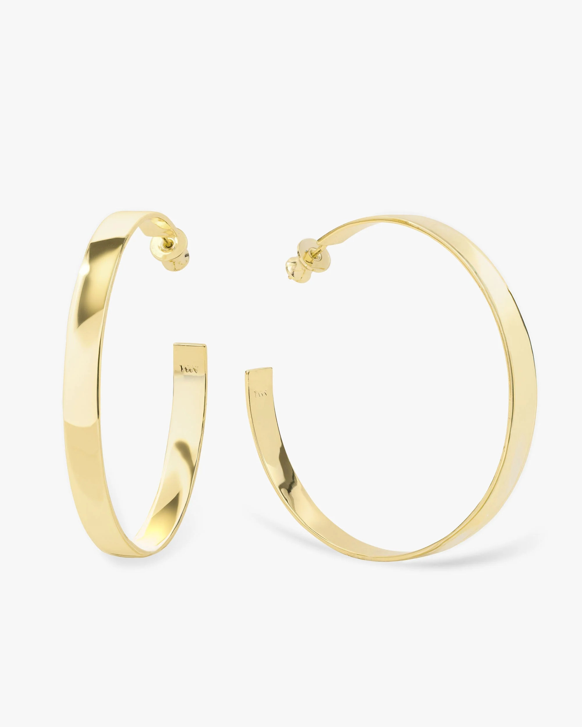 Atlas Hoops 2"" - Gold | Melinda Maria Jewelry