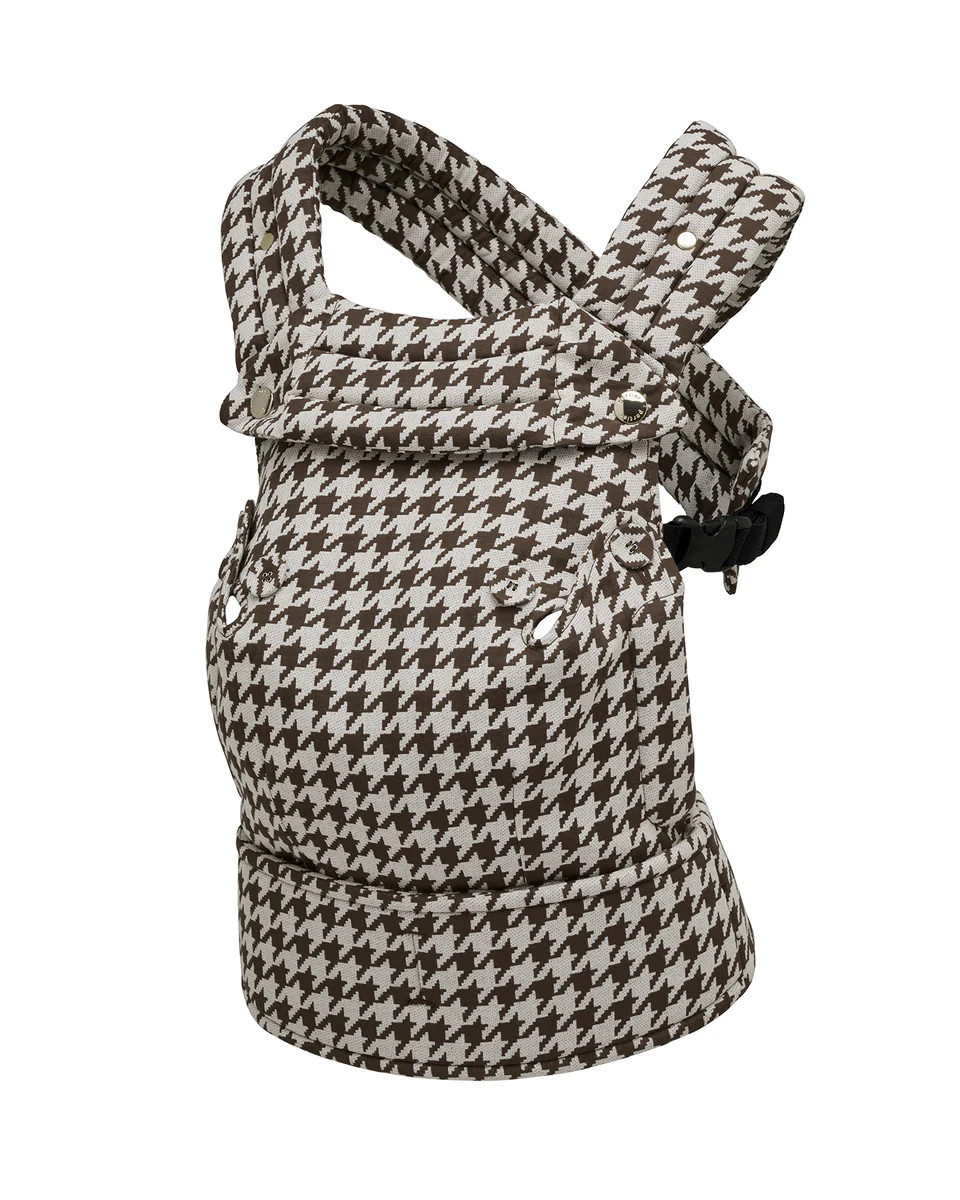 Limitless Baby Carrier - Cocoa Houndstooth | Portier