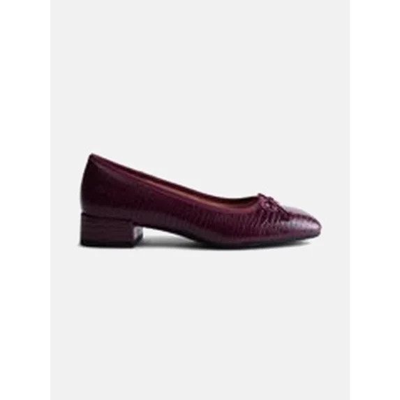 Scenario Women's Low Heel Faux Croc Ballet Flats | Walmart (US)