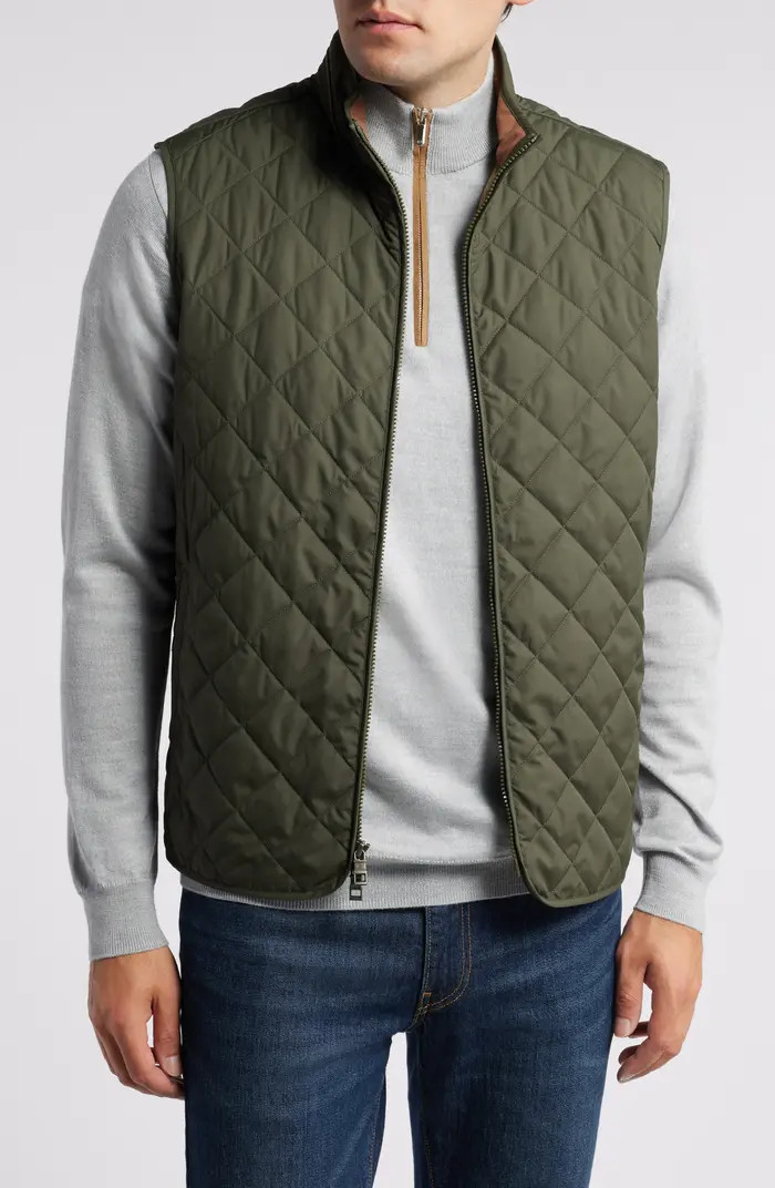 Essex Water Resistant Quilted Vest | Nordstrom