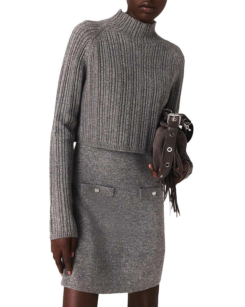 Maje Knit Dress with Removable Sweater | Bloomingdale's (US)