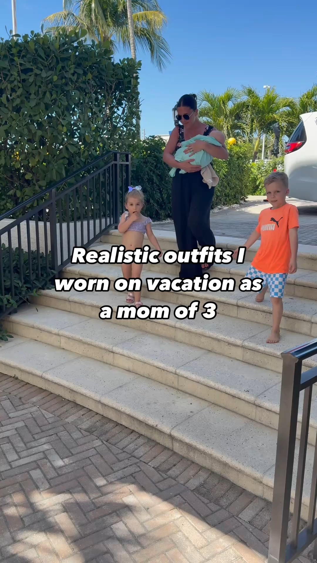 Realistic vacation outfits as a mom of 3. 

Medium swimwear & most outfits 
Small in oversized Aerie tee 
Sandals & sneakers fit TTS

Resort wear
Vacation outfits 
Nursing friendly 
Swimsuits 
One piece swimsuit 
Amazon finds 
Target style 
Travel outfit 

#LTKWatchNow #LTKSaleAlert #LTKFindsUnder50
