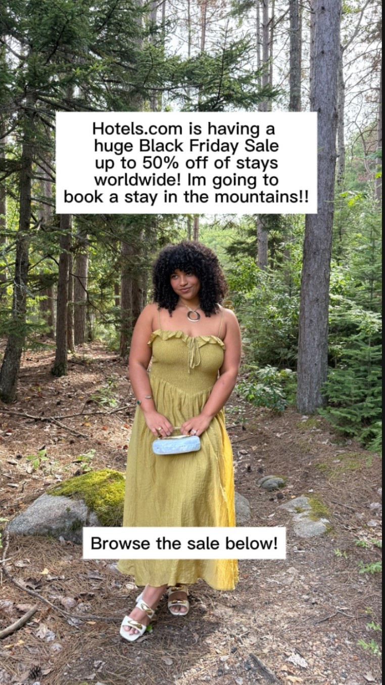 #EGPartner Hotels.com is having their biggest sale of the year+ with stays up to 50% off worldwide!! I'm going to book a relaxing trip to the mountains!! Browse the sale below #EGPartner #ad @hotelsdotcom Book by 12/2/2025 11:59 pm in hotel property local time; travel by 12/30/2026. Member Prices are available to Hotels.com* app users and One Key members. Limited availability, blackout periods may apply.

#LTKCyberWeek #LTKHoliday