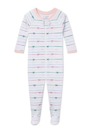 Baby Sleeper in Pretty Ribbon | Lake Pajamas
