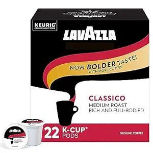 Lavazza Classico Single-Serve Coffee K-Cup® Pods for Keurig® Brewer, Medium Roast, 22Count Box,... | Amazon (US)