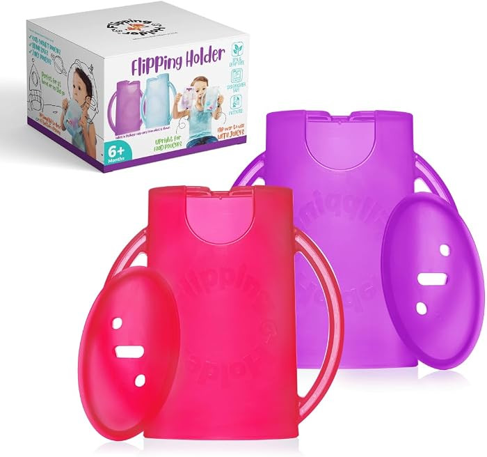 Squeeze Proof Food Pouch Holder for Toddlers, Babies, Kids, Mess Free No Squeeze Juice Box Drink ... | Amazon (US)