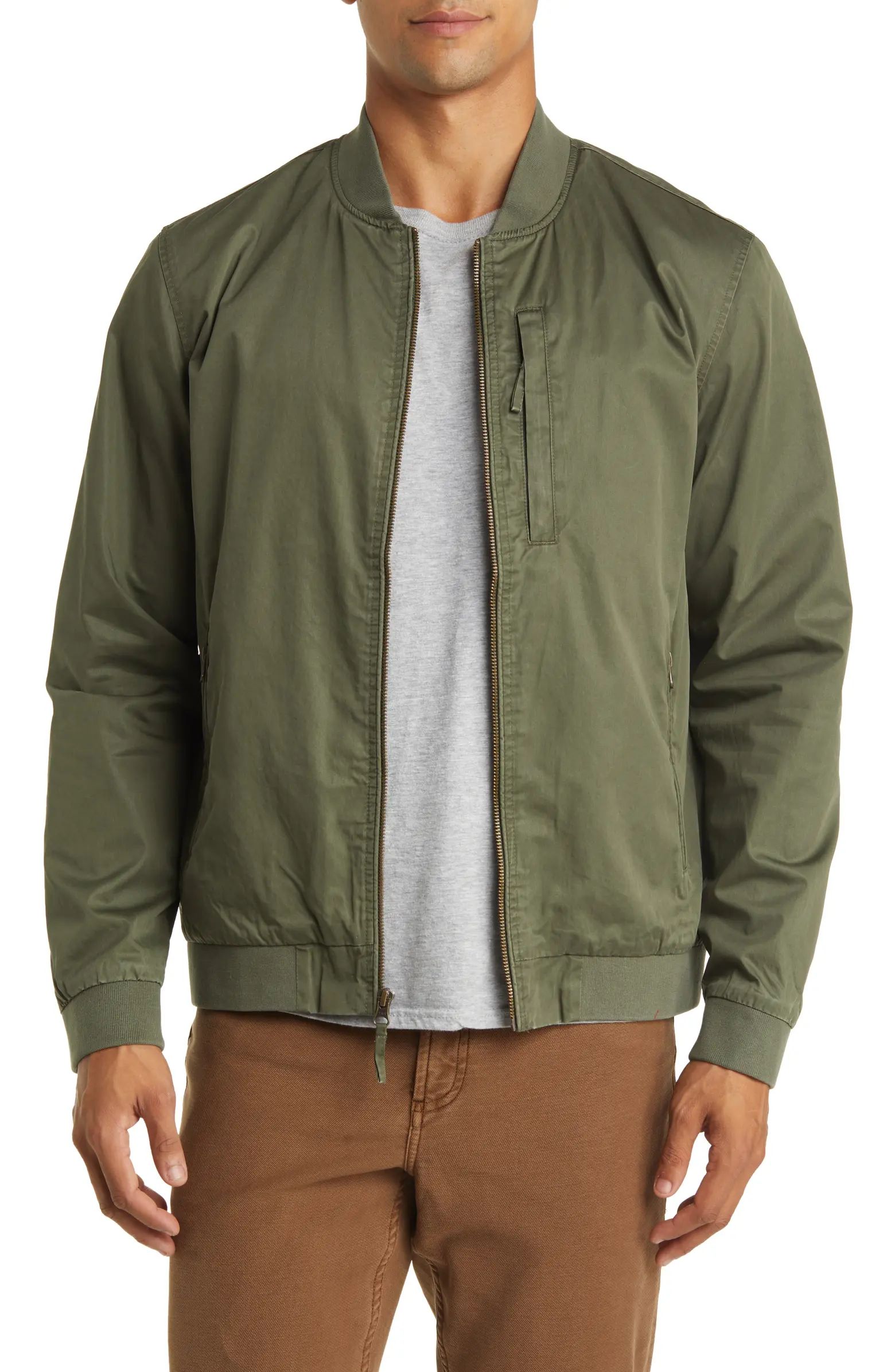 Rossland Dry Waxed Cotton Bomber Jacket | Nordstrom
